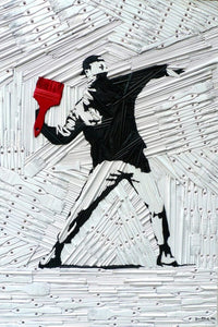 Brush Thrower (after Banksy)