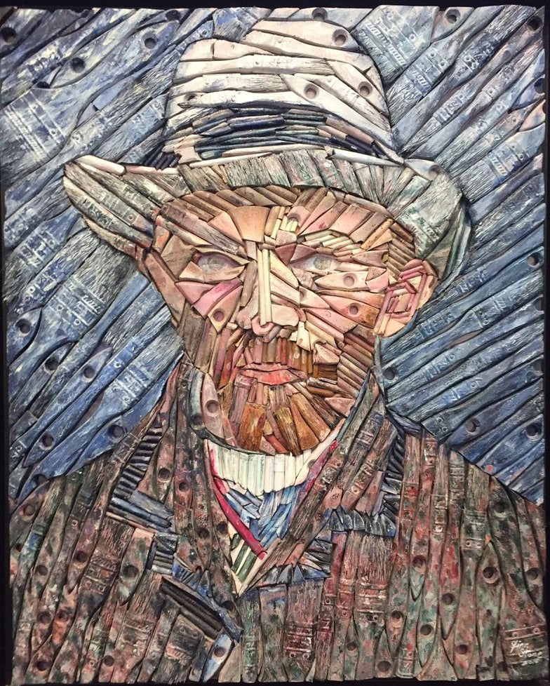 Van Gogh (after Vincent Van Gogh - in blue)